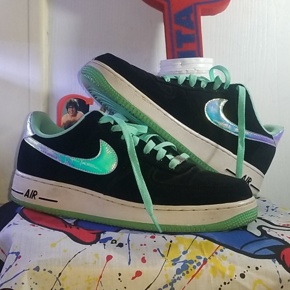 air force 1 green glow